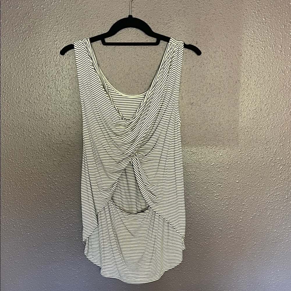 Striped Sleeveless Women's Top